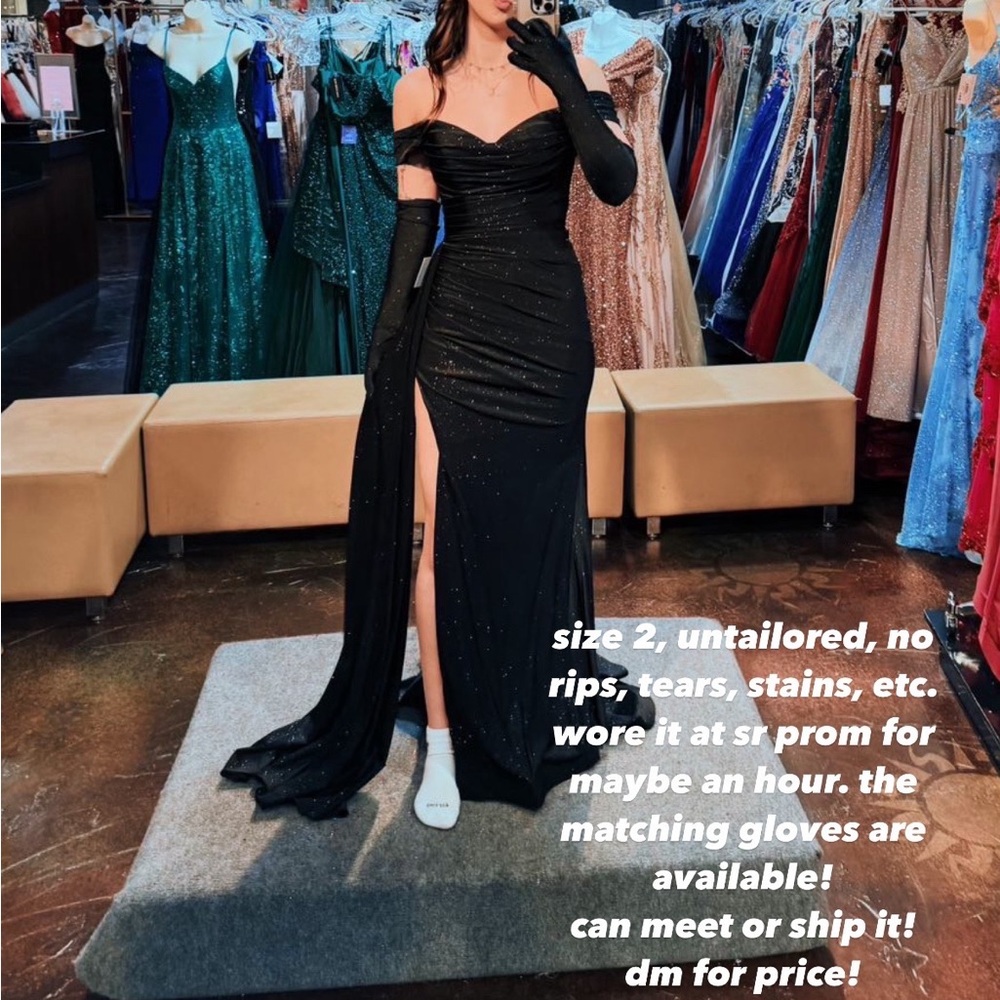 black princess prom dress